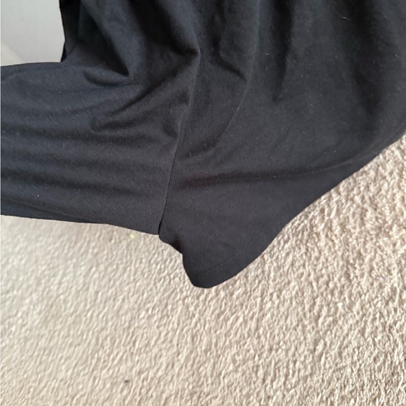 Black (shorts) romper with lace top. - Picture 2 of 7